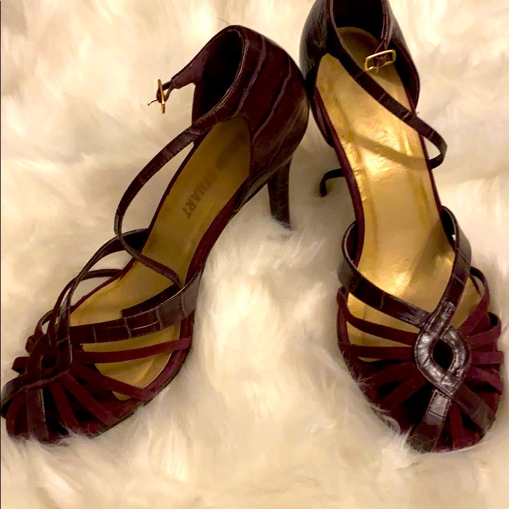 Womens High Heel Sandals with Ankle Strap
